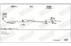 Výfukový systém WALKER PE55032B