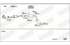 Výfukový systém WALKER PE85011