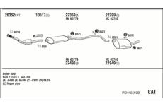 Výfukový systém WALKER PEH15560B