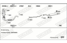 Výfukový systém WALKER PEK005291B