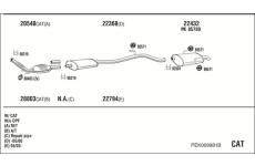 Výfukový systém WALKER PEK009981B