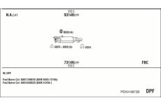 Výfukový systém WALKER PEK019873B