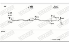 Výfukový systém WALKER PEK021448A