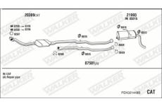 Výfukový systém WALKER PEK021448B