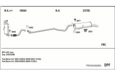 Výfukový systém WALKER PEK023382BA