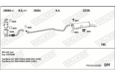 Výfukový systém WALKER PEK023382BB