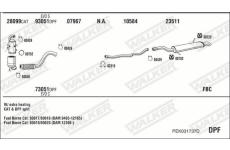Výfukový systém WALKER PEK031737D