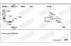 Výfukový systém WALKER PEK058880