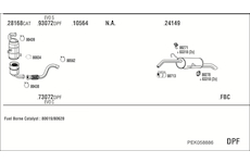 Výfukový systém WALKER PEK058886