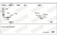 Výfukový systém WALKER PEK058890