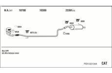 Výfukový systém WALKER PEK122134A