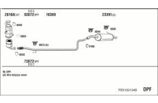 Výfukový systém WALKER PEK122134B