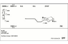 Výfukový systém WALKER PEK132564CB