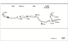 Výfukový systém WALKER PR50016