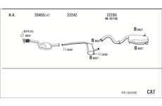 Výfukový systém WALKER RE19529B
