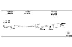 Výfukový systém WALKER RE30906