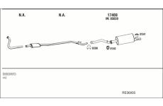 Výfukový systém WALKER RE30935