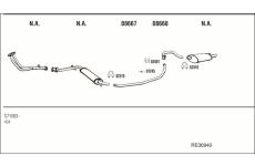 Výfukový systém WALKER RE30940