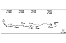 Výfukový systém WALKER RE93232
