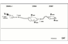 Výfukový systém WALKER RE93253