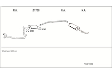 Výfukový systém WALKER RE94023