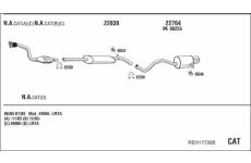 Výfukový systém WALKER REH17730B