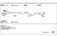 Výfukový systém WALKER REH18555A