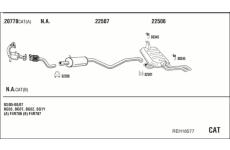 Výfukový systém WALKER REH18577