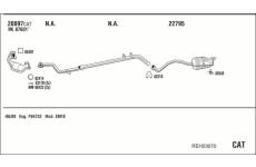 Výfukový systém WALKER REH23070