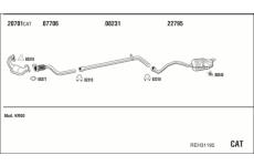 Výfukový systém WALKER REH31195
