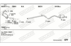 Výfukový systém WALKER REK005855B