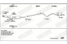Výfukový systém WALKER REK005855C