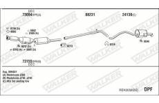Výfukový systém WALKER REK005855D