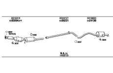 Výfukový systém WALKER REK005859A