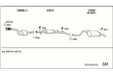 Výfukový systém WALKER REK009043B