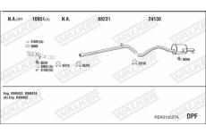 Výfukový systém WALKER REK010527A
