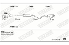Výfukový systém WALKER REK018311A