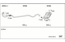 Výfukový systém WALKER REK018579