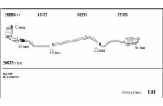 Výfukový systém WALKER REK018786A