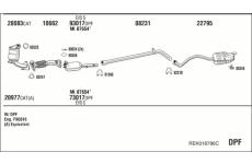 Výfukový systém WALKER REK018786C