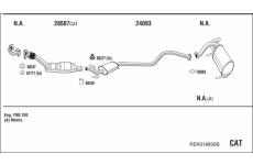 Výfukový systém WALKER REK018856B