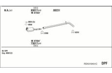 Výfukový systém WALKER REK019401C