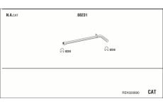 Výfukový systém WALKER REK020890