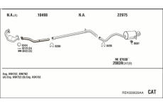 Výfukový systém WALKER REK026629AA