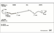 Výfukový systém WALKER REK026629AB