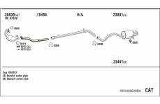 Výfukový systém WALKER REK026629BA