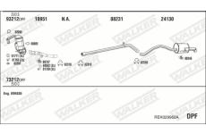 Výfukový systém WALKER REK029962A