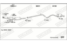Výfukový systém WALKER REK029962B