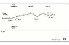Výfukový systém WALKER REK031163B