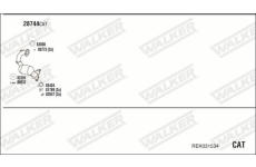 Výfukový systém WALKER REK031534